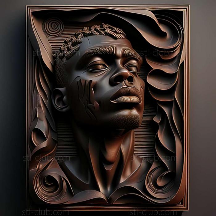 3D model African American art (STL)